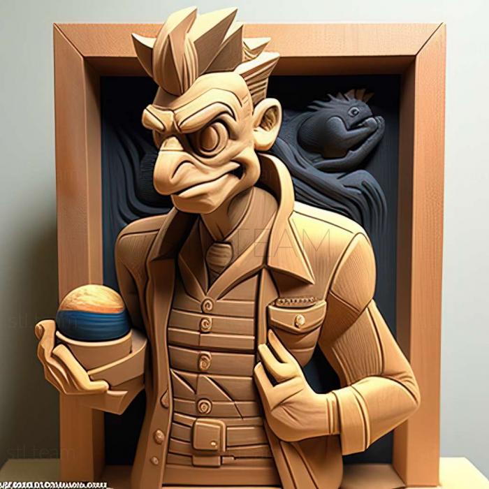 3D модель Брокстер в покемонах Доктор Такеши (STL)